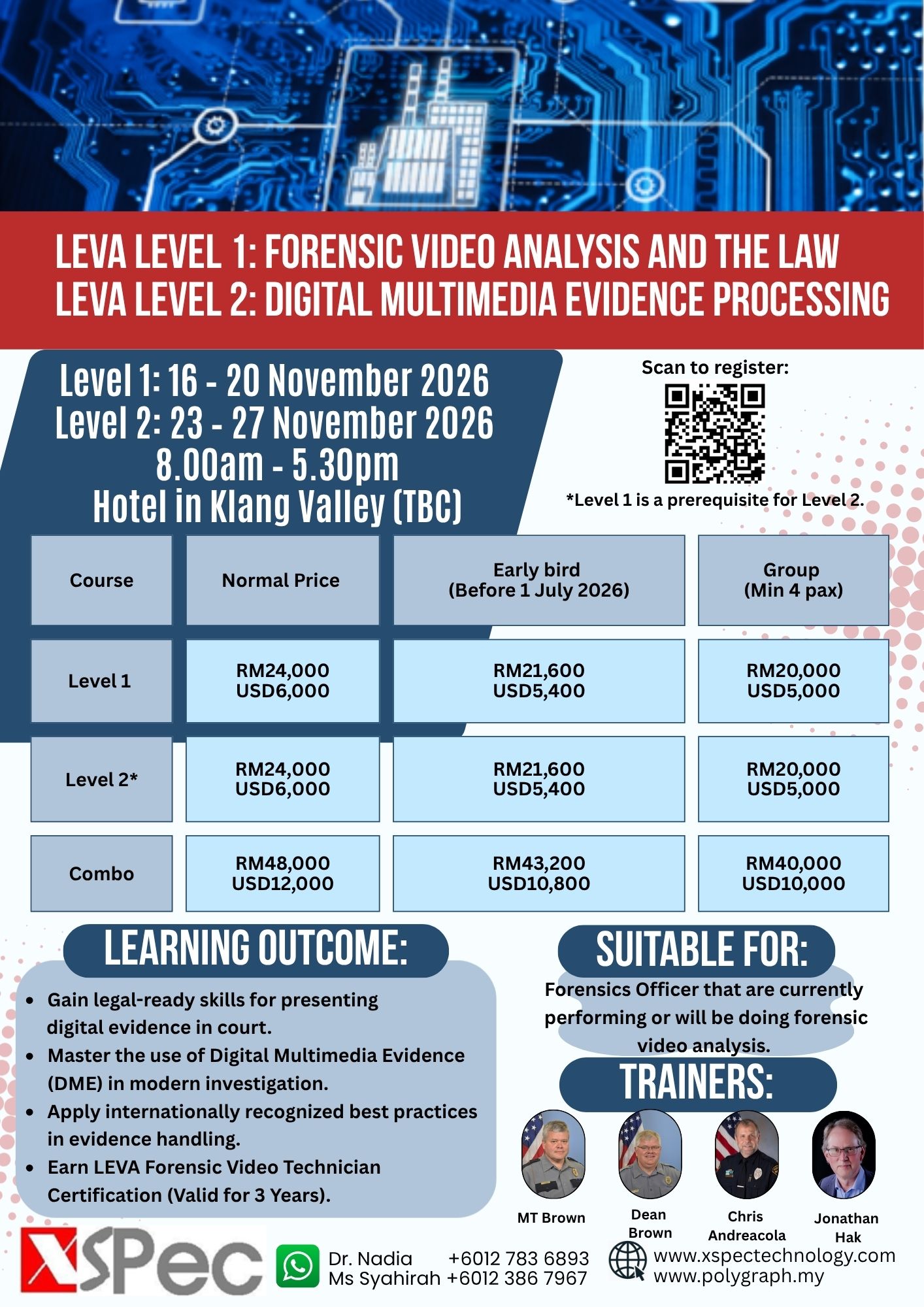 LEVA Forensic Video Analysis L1 & L2